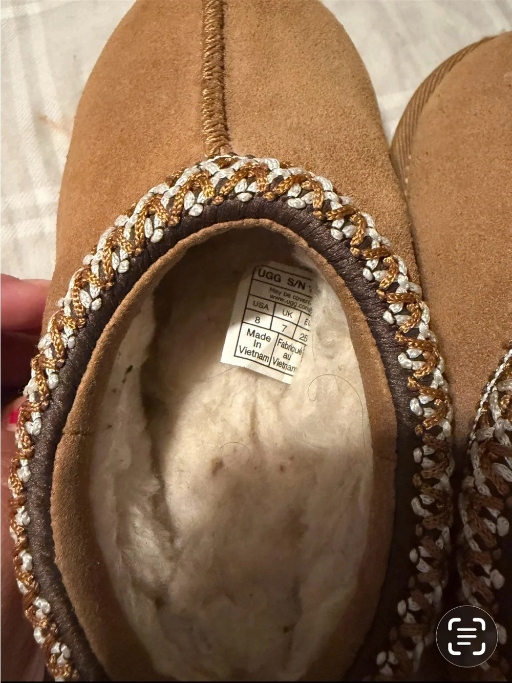 UGG slip moccasins